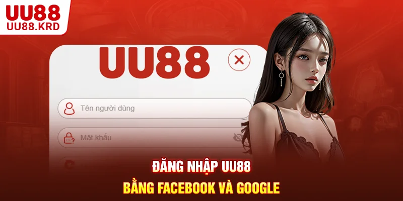 Đăng nhập UU88 bằng Facebook và Google